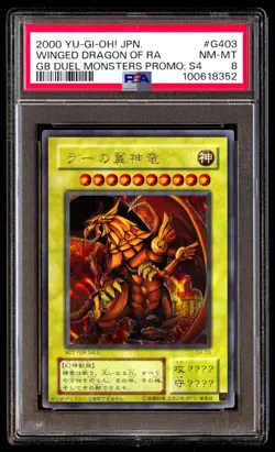 PSA 8 The Winged Dragon Of Ra G4-03 Yu-gi-oh Japanese - Image 1