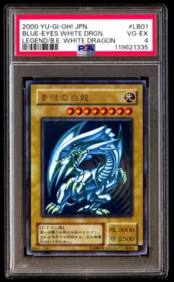 PSA 4 Blue Eyes White Dragon Lb01 Yu-gi-oh Japanese - Image 1