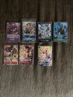 One Piece Full Art 7 Card Lot Promos, Alt Art, DON - Image 1