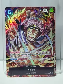 One Piece TCG Koby EB04-044 SR Alt Art NM Eng - Image 1