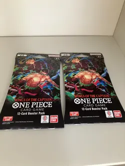 One Piece TCG OP-06 Wings Of The Captain Sleeved Blister Booster Packs Lot Of 2! - Image 1