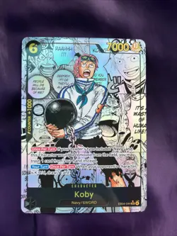 EB04-044 Koby SR Alt Art Manga Adventure on Kami’s Island One Piece TCG English - Image 2
