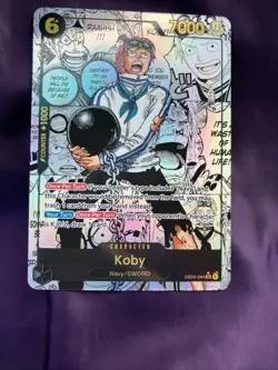 EB04-044 Koby SR Alt Art Manga Adventure on Kami’s Island One Piece TCG English - Image 4