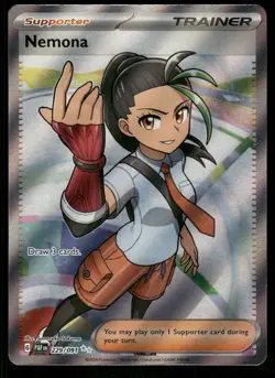 Pokemon Cards Nemona 229/091 Paldean Fates Ultra Rare NM *3 - Image 1