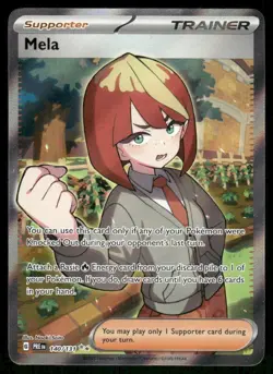 Pokemon Cards Mela 140/131 Prismatic Evolutions Ultra Rare NM *2 - Image 1
