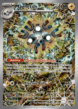 Magneton 2024 Pokemon Surging Sparks Promo Card #159 Full Art - Image 1