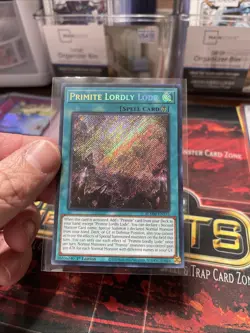 Yu-Gi-Oh! TCG Primite Lordly Lode BLMM-EN172 Secret Rare 1st Edition Holo Card - Image 1