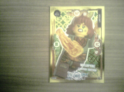 LEGO NINJAGO Serie 9 LIMITIERT WYLDFYRE LIMITED EDITION LE16 Karte Trading Card - Image 1