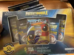 1 case 6 boxes of Presstine Pokemon Card 5 Packs 50 Cards 5 Holo or Rare Sealed - Image 1