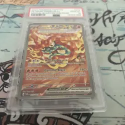 Hearthflame Mask Ogerpon EX Holo Pokemon TCG Card 212/167 Twilight Masquerade - Image 5