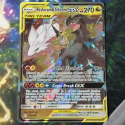 Pokemon Card | Reshiram & Zekrom GX 157/236 Tag Team Cosmic Eclipse English - Image 1