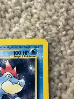 Feraligatr 4/111 Neo Genesis 1st Edition Holo Rare Pokemon Card LP - Image 5