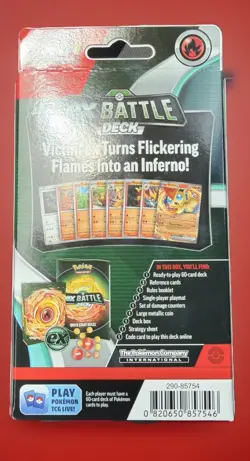 Pokemon TCG EX Battle Deck Victini EX 60 Card Deck Factory Sealed Brand New - Image 2
