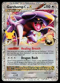 Garchomp C LV.X 145/147 Celebrations: Classic Collection Holo Pokemon Card - Image 1