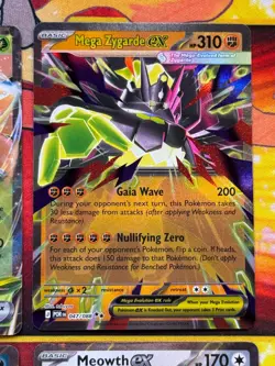 Pokemon Mega Evolution Perfect Order Double Rare 4 Card Lot - Meowth ex - Image 3