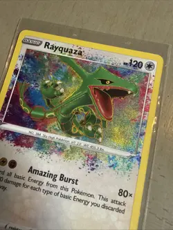 Pokemon TCG Rayquaza Vivid Voltage Holo Rare Card 138/185 NM/M Condition - Image 5