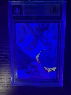 Dragonball Hand Drawn Sketch Art Card Dual Signed Vegeta & Goku 1 of 1! Beckett - Image 3