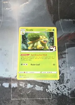 Grotle 007/172 Prize Pack Series Cards Stamp Holo Brilliant Stars Pokemon Card - Image 1