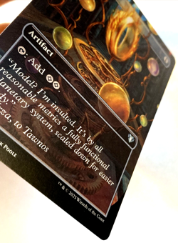 MTG Sol Ring *BORDERLESS* Commander Masters 0703 NM - Image 3