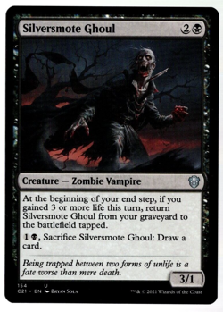 Silversmote Ghoul 154 Non Foil Uncommon Commander 2021 MTG Near Mint - Image 1
