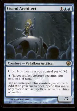 MTG - Grand Architect Scars of Mirrodin #33 Rare LP - Image 1