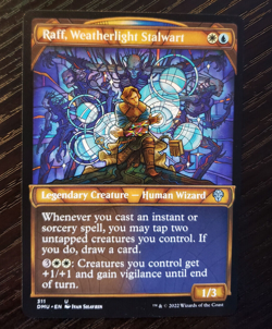 Raff Weathrlight Stalwart Showcase Dominaria United Magic the Gathering NM - Image 1