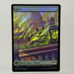 Forest Rooftop Land Surge Foil #309 MTG Teenage Mutant Ninja Turtles TMT EN NM - Image 1