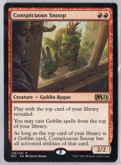 1x Conspicuous Snoop - Core Set 2021 - Near Mint - Image 1