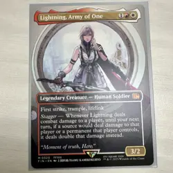 Magic: The Gathering Lightning, Army of One Legendary Creature Red White FFXIII… - Image 1