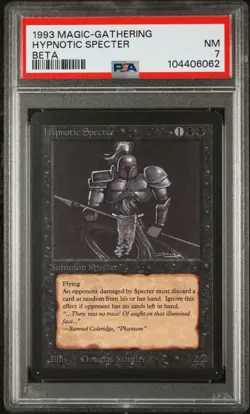 Beta Hypnotic Specter Limited Edition Magic the Gathering MTG PSA NM - Image 1
