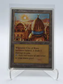 CITY OF BRASS 1995 "CHRONICLES" Magic: the Gathering VINTAGE unplayed MINT - Image 1