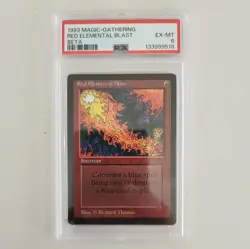 MTG: Red Elemental Blast - Beta Edition - PSA 6 - English - Image 1