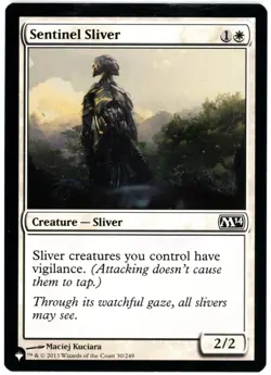 Sentinel Sliver - The List Reprints - Mystery Booster 2 - MTG - NM/M - Image 1