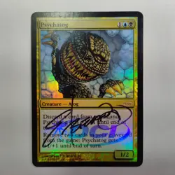 MTG Psychatog Player Rewards (FOIL) - Signed by Artist Ed Beard Jr. - Image 1