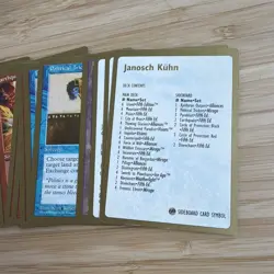 *MTG Magic the Gathering World Championship Deck 1997: Janosch Kuhn - Image 2