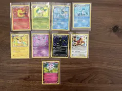 Pokemon TCG Eeveelutions Black & White Eevee Promo Set BW87-94 + Sylveon XY 04 - Image 2