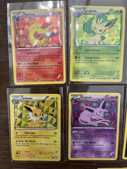 Pokemon TCG Eeveelutions Black & White Eevee Promo Set BW87-94 + Sylveon XY 04 - Image 3