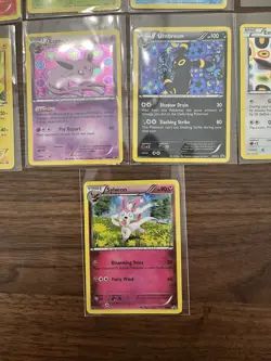 Pokemon TCG Eeveelutions Black & White Eevee Promo Set BW87-94 + Sylveon XY 04 - Image 5