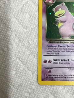 2000 Pokemon Team Rocket Dark Slowbro Holo 12/82 Free Shipping - Image 3