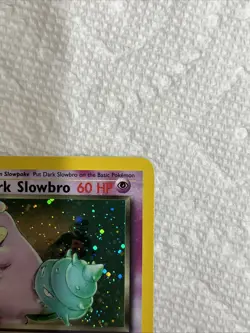 2000 Pokemon Team Rocket Dark Slowbro Holo 12/82 Free Shipping - Image 5