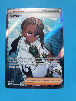 Naveen 112/88 Trainer Supporter holo full English Perfect Order ME Pokemon 2026 - Image 1