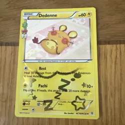Pokemon TCG Dedenne RC10/RC32 Generations Radiant Collection Basic 60 HP English - Image 1