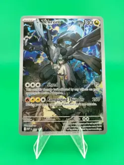 Pokemon TCG N's Zekrom Mega Evolution Promo Holo NM - Image 1