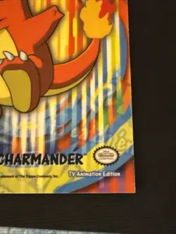 2000 Topps Pokemon TV Charmander #04 Stick-Ons Sticker 10 of 10 Blue Logo - Image 3