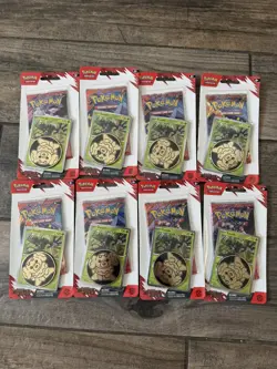 Pokemon Destined Rivals Zarude Checklane Blister LOT Of 8 - Image 1