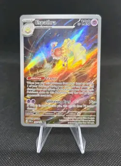 Pokemon TCG Espathra Illustration Rare SV04: Paradox Rift 197/182 - Image 1