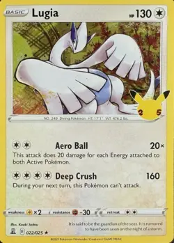 Pokemon Lugia Celebrations 022/025 Holo NM/M - Image 1