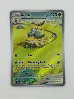 Pokemon Grotle 164/162 SV05: Temporal Forces Illustration Rare Holo HP 120 - Image 1