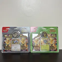 Pokemon TCG Ascended Heroes 2-Pack Blisters - Erika and Larry - Set of 2 SEALED - Image 1