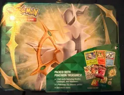 Pokemon TCG Arceus Collector’s Chest Lunchbox Tin Spring 2022 New Factory Sealed - Image 1